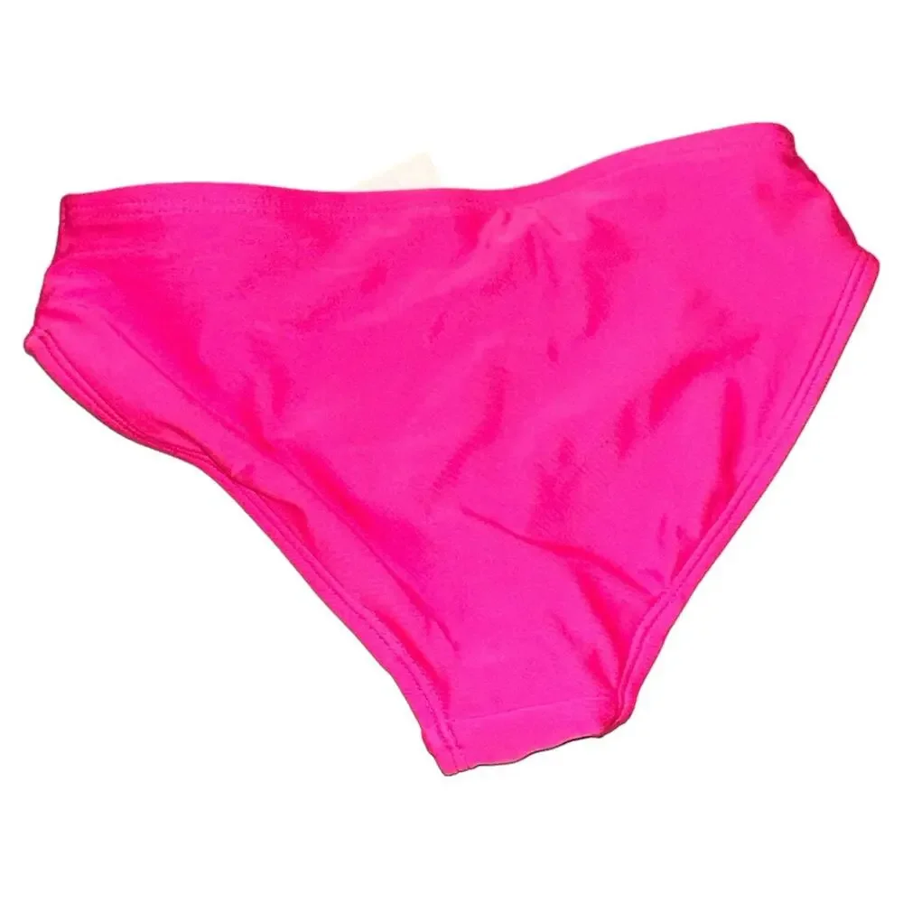 Cat & Jack Girls Bikini Bottoms Size 6/6X NWT Pink Rainbow‎ Tie Dye Swim